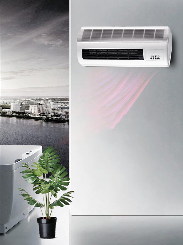 Máy sưởi gốm điện treo tường BPT-2000B 4501/4501L/4501L-ERP có màn hình LED