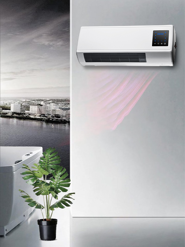 Máy sưởi treo tường bằng gốm PTC BPT-2000B 5006L/5006L-ERP 1000W/2000W có màn hình LED