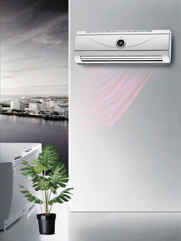 Máy sưởi treo tường màu trắng BPT-2000B 5802/5802L/5802L-ERP có màn hình kỹ thuật số hình giọt nước