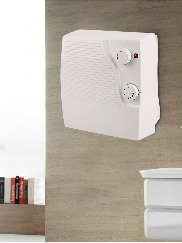 HBH-2004C Bộ điều chỉnh nhiệt độ có thể điều chỉnh Quạt sưởi phòng tắm treo tường tiết kiệm năng lượng